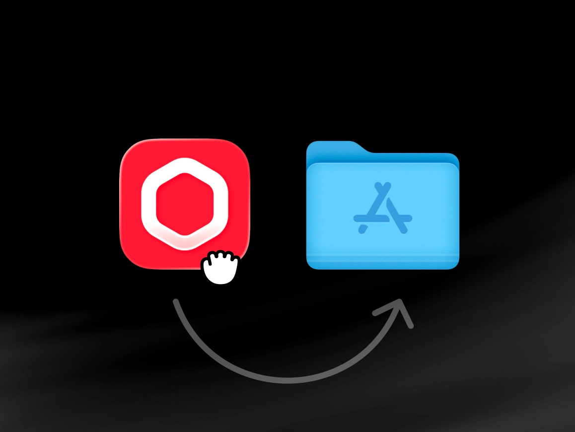 The Diffusion Studio app icon being dragged into the macOS Applications folder.